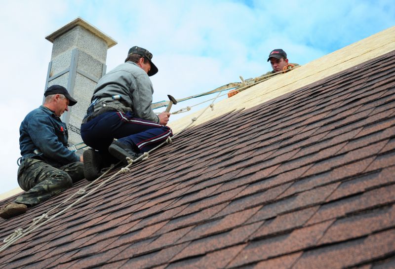 Roofing Team at Work